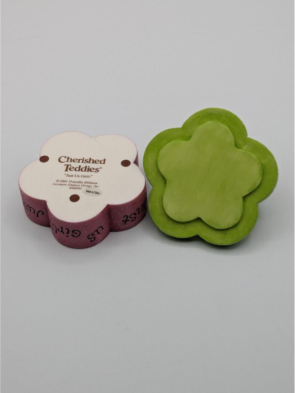 Cherished Teddies Just Us Girls (846090) 2001, Covered Trinket Box - Picture 6 of 7